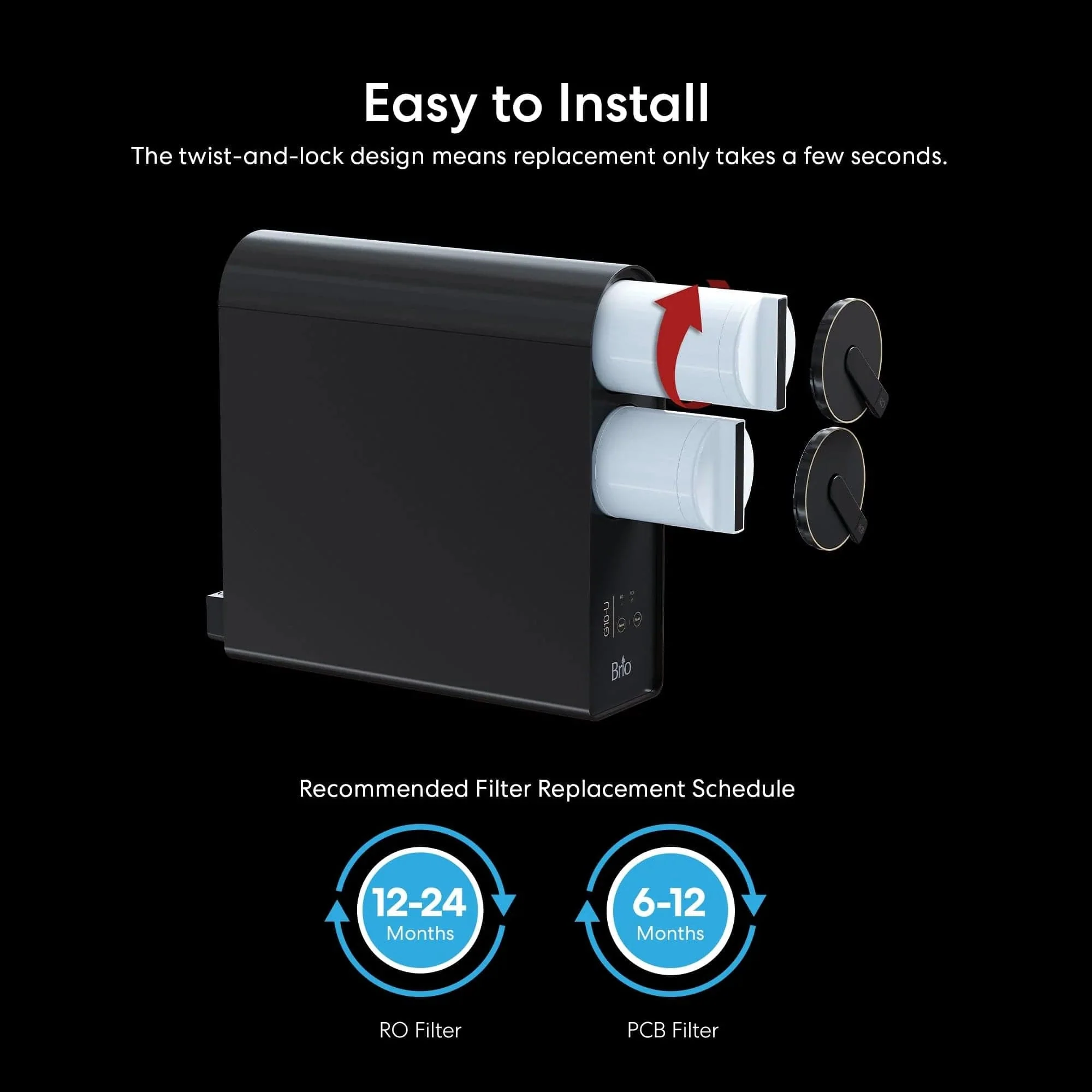 Brio RO Membrane Filter 500GPD - ROSL500, ROSL500WHT - Image 5