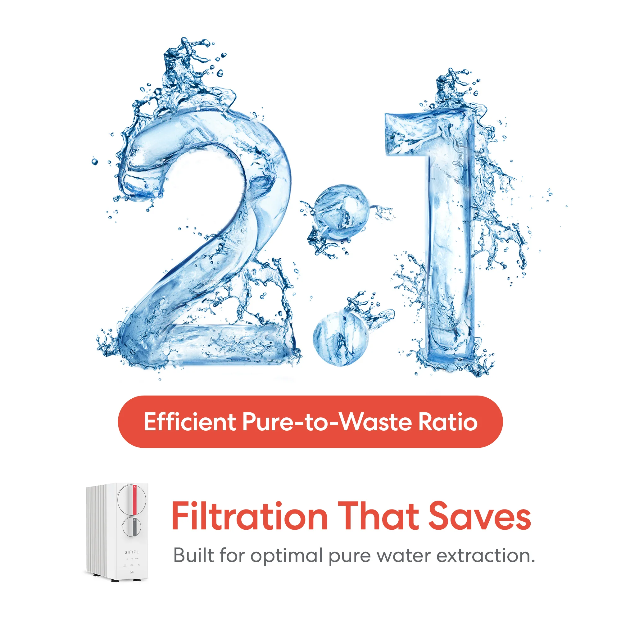 Brio SIMPL Tankless Reverse Osmosis (RO) Undersink Filtration System 800GPD - Image 8