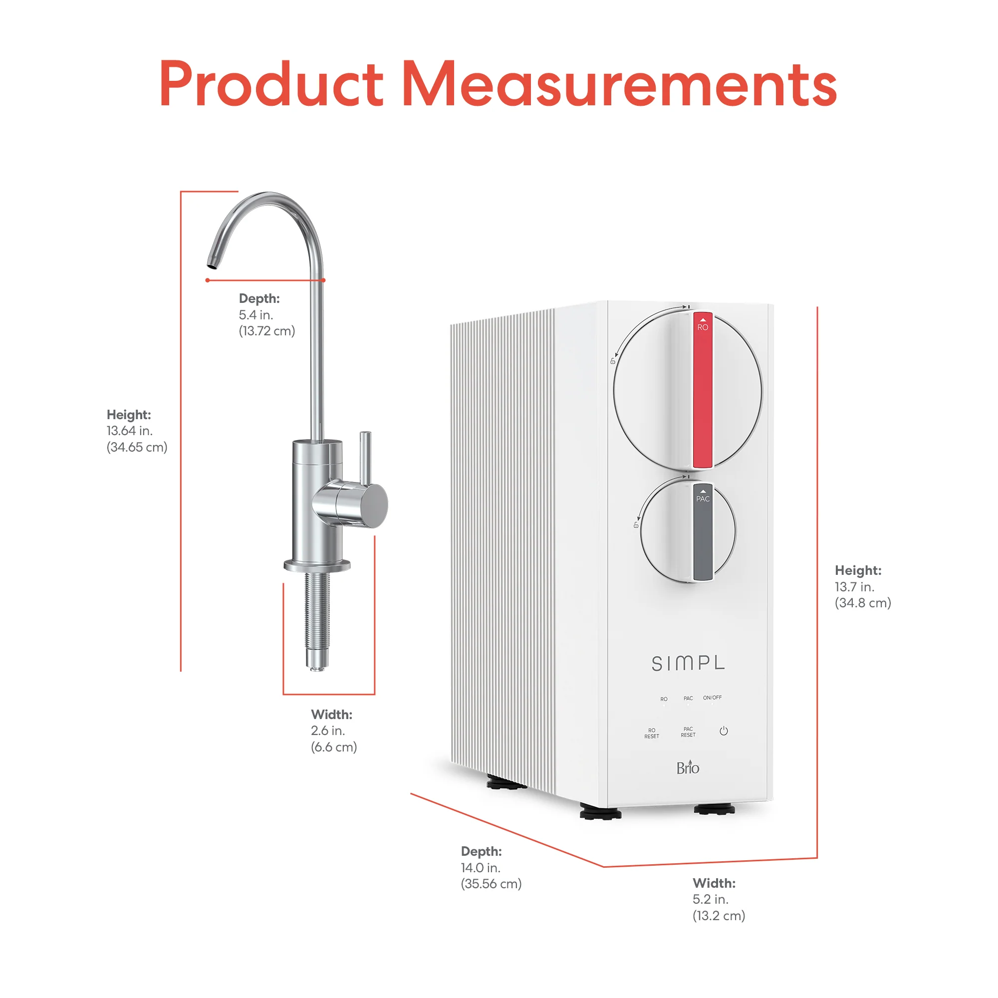 Brio SIMPL Tankless Reverse Osmosis (RO) Undersink Filtration System 800GPD - Image 9