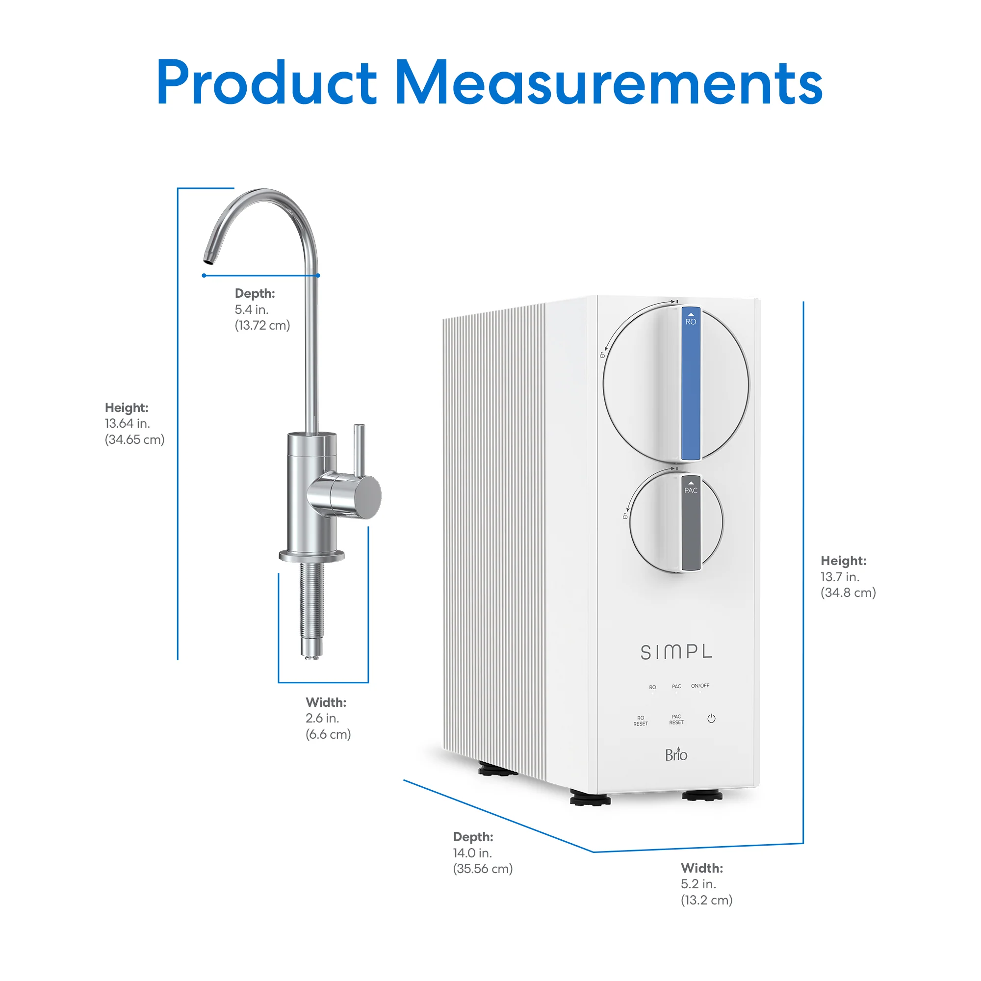 Brio SIMPL Tankless Reverse Osmosis (RO) Undersink Filtration System 400GPD - Image 9