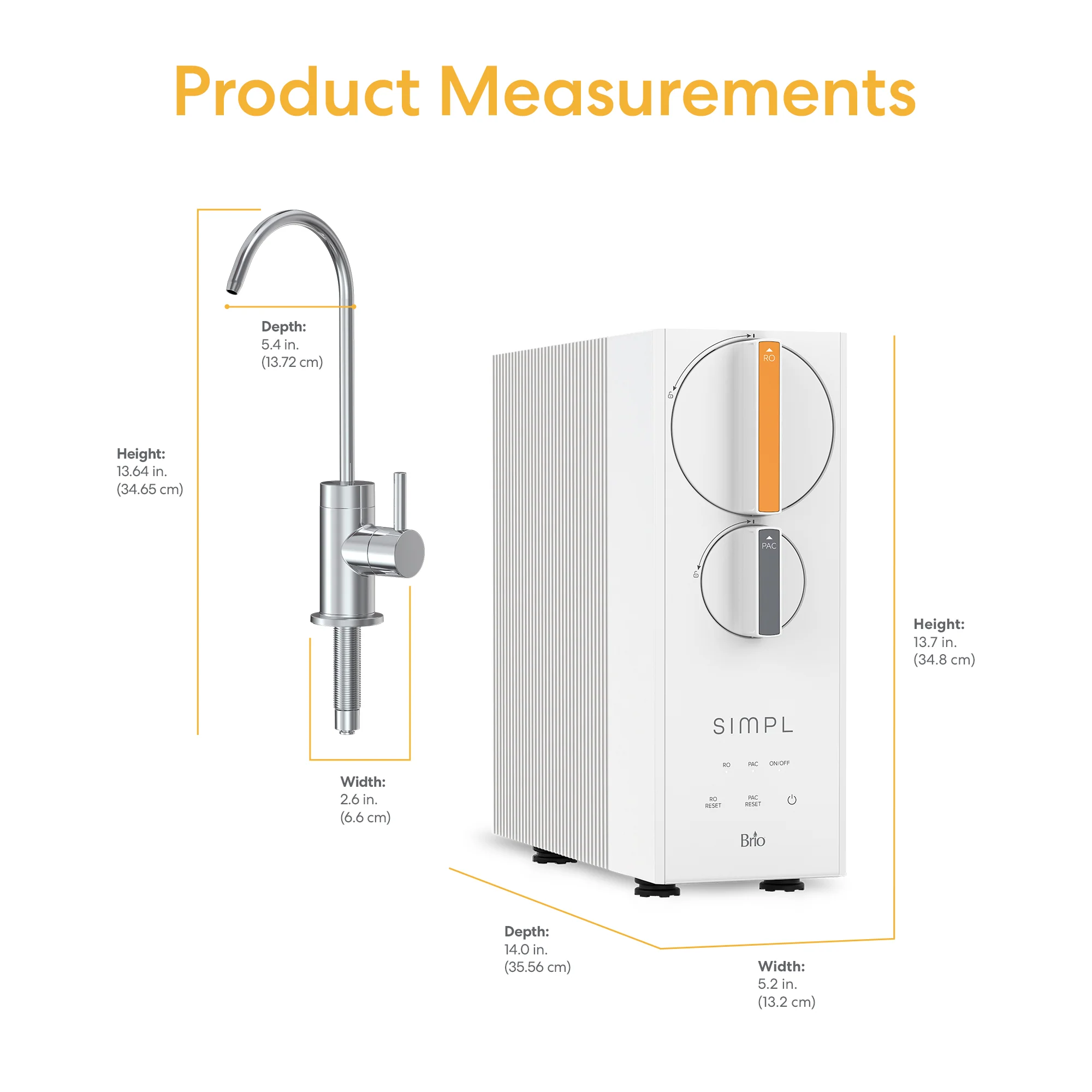 Brio SIMPL Tankless Reverse Osmosis (RO) Undersink Filtration System 600GPD - Image 9