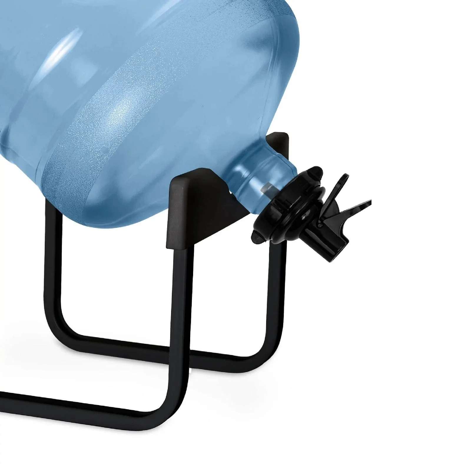 Brio Stainless Steel Single Water Bottle Stand - Black - Image 5