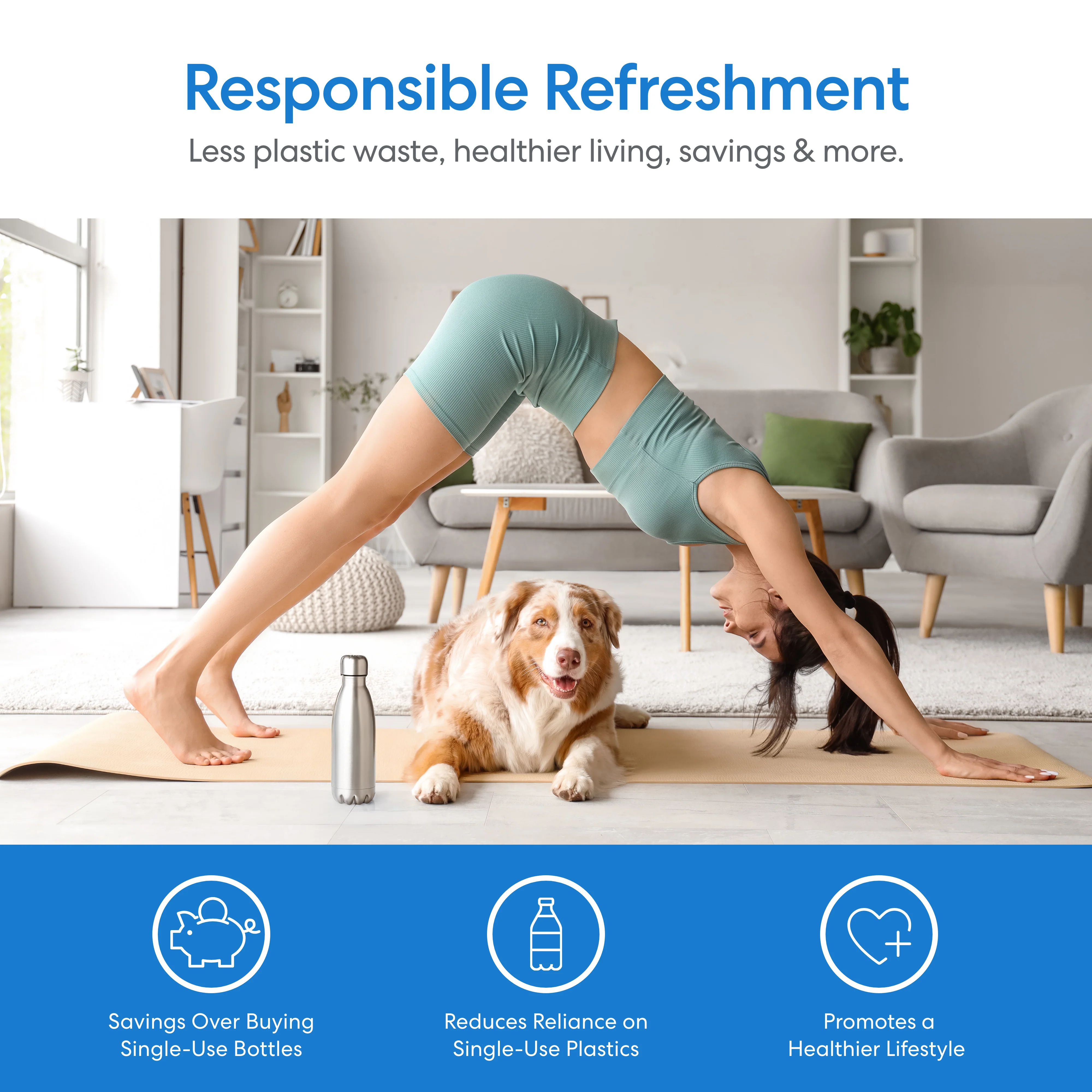 Brio Top Load Water Cooler & Dispenser with Built-In Pet Station - Image 8
