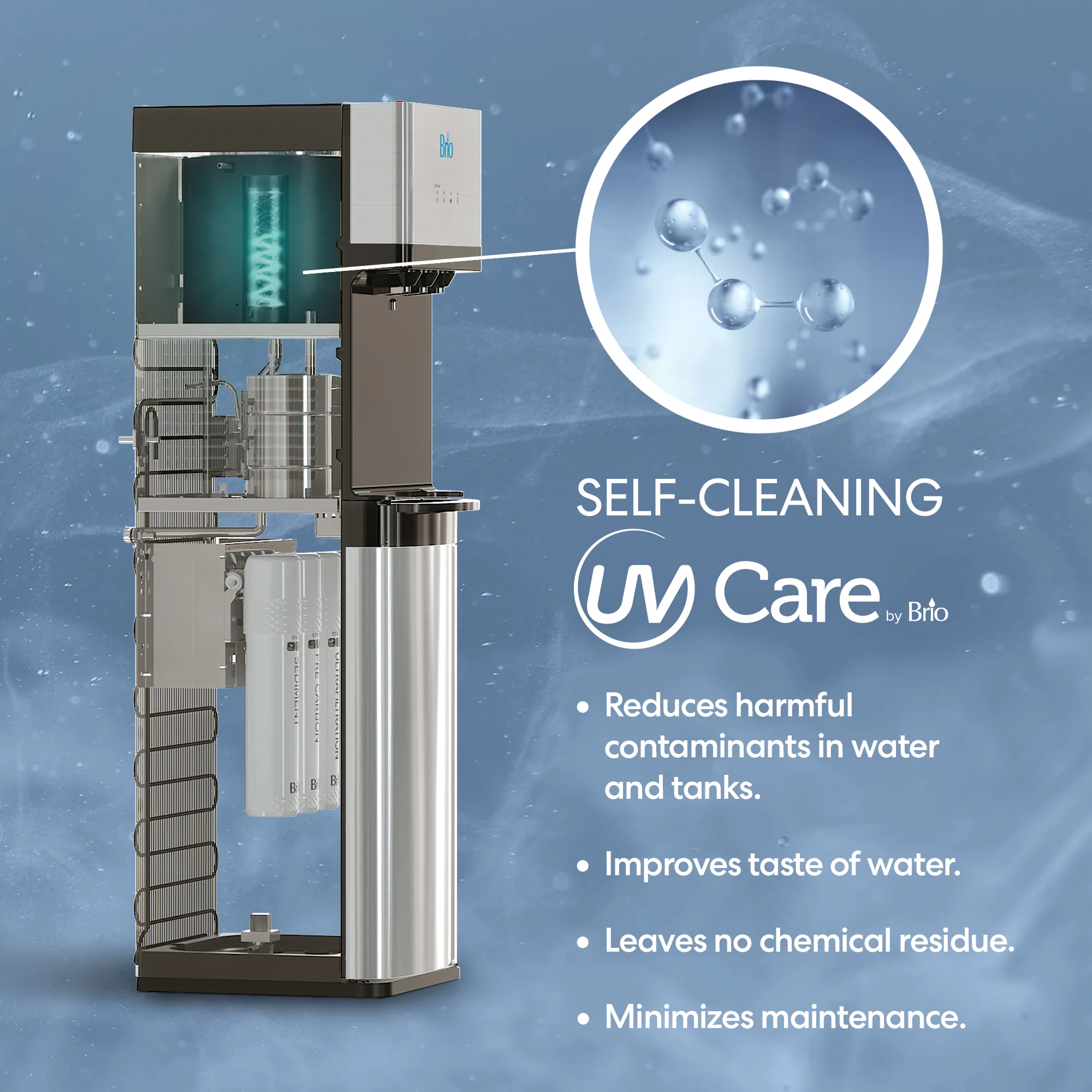 Brio 500 Series 4-Stage UF Bottleless Water Cooler - Image 7