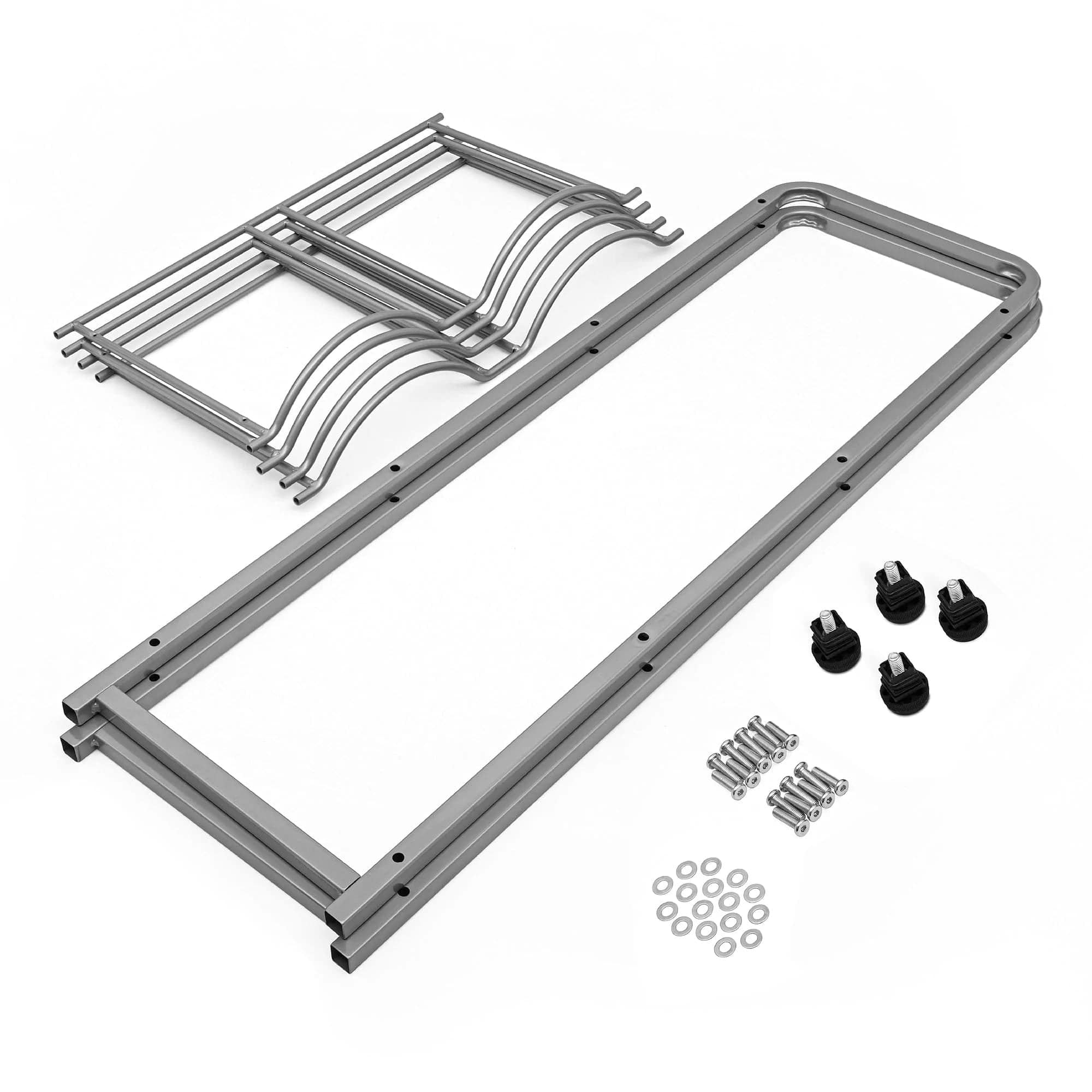 Brio Double Column 8-Bottle Storage Rack - Gray - Image 3