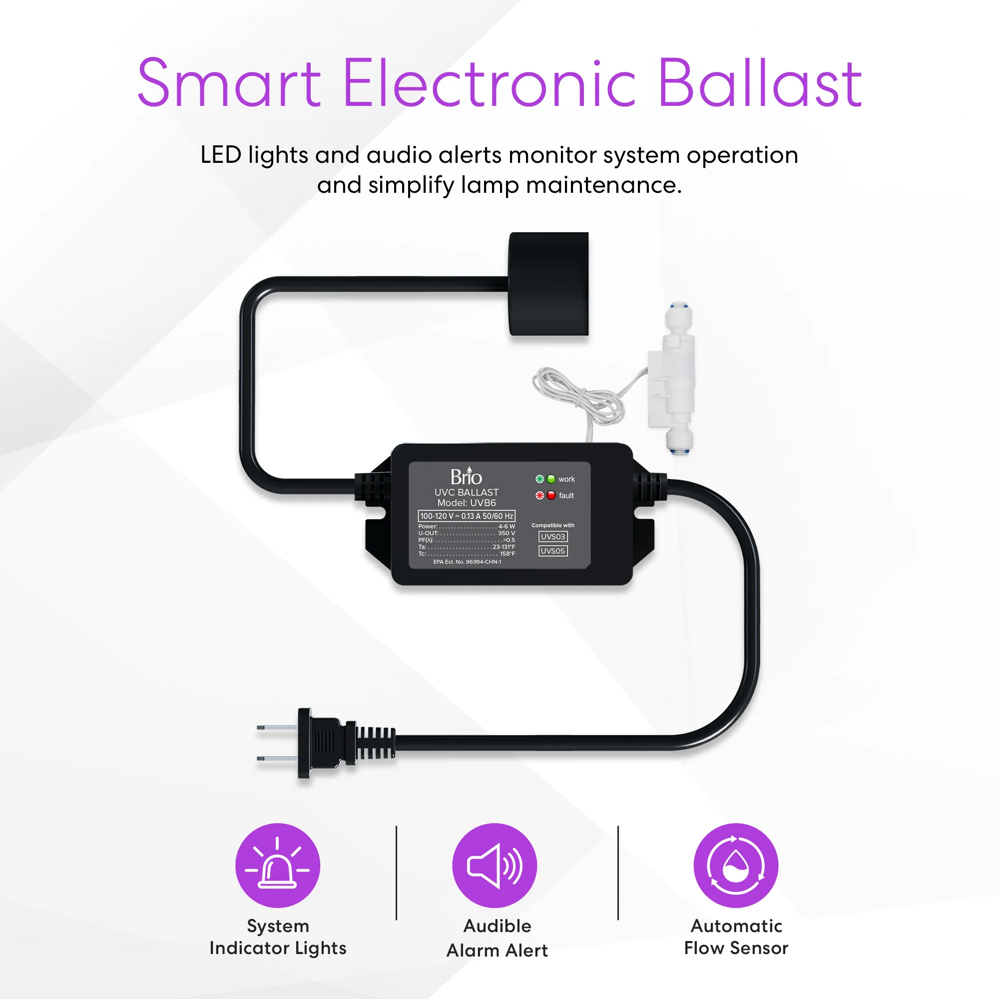 Brio UV-C Ultraviolet Light -  0.3 GPM - Image 6