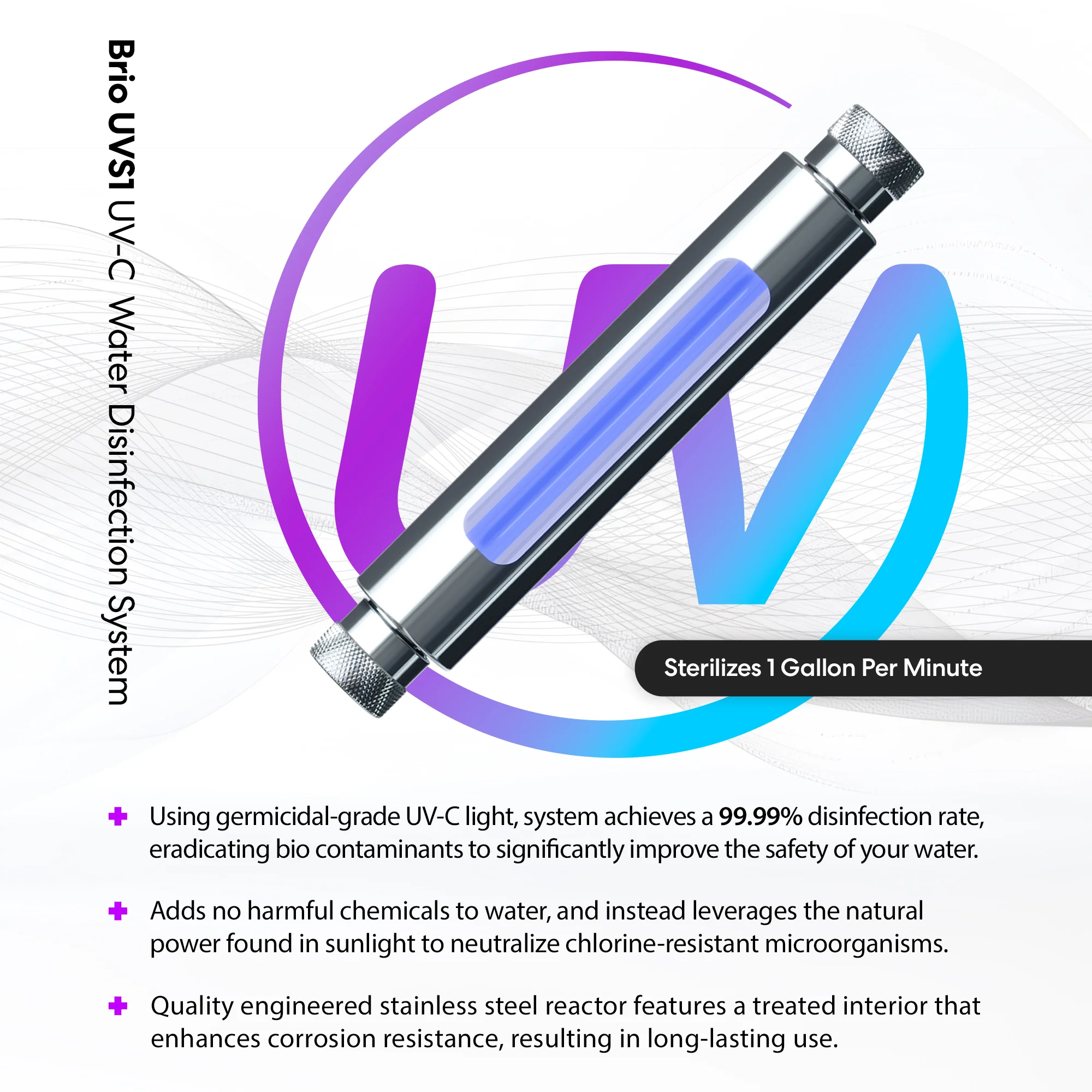 Brio UV-C Ultraviolet Light 1 GPM - Image 2