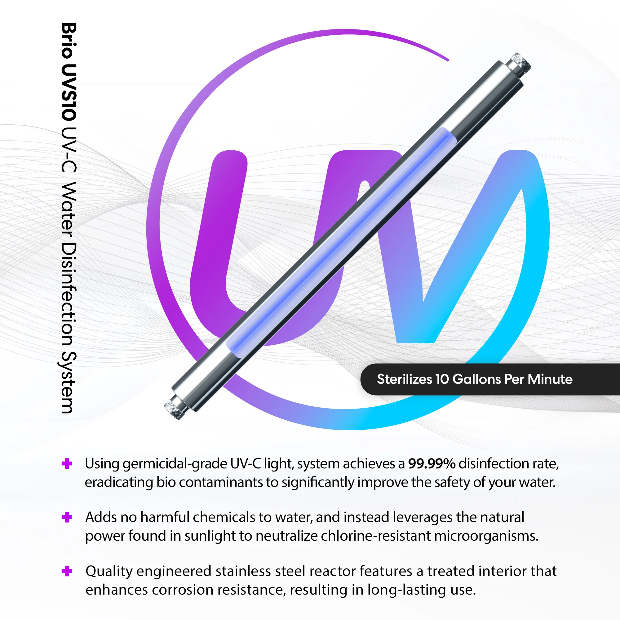 Brio UV-C Ultraviolet Light - 10 GPM - Image 2