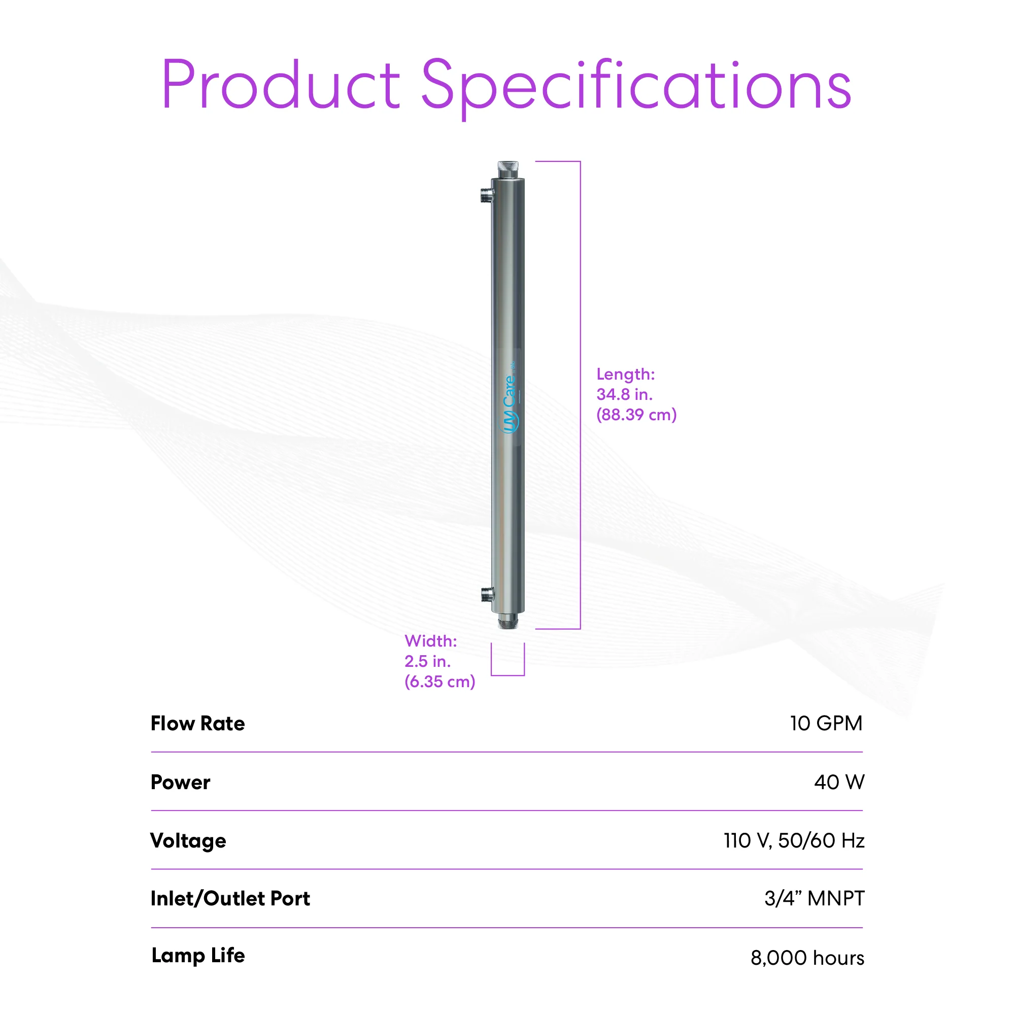 Brio UV-C Ultraviolet Light - 10 GPM - Image 9