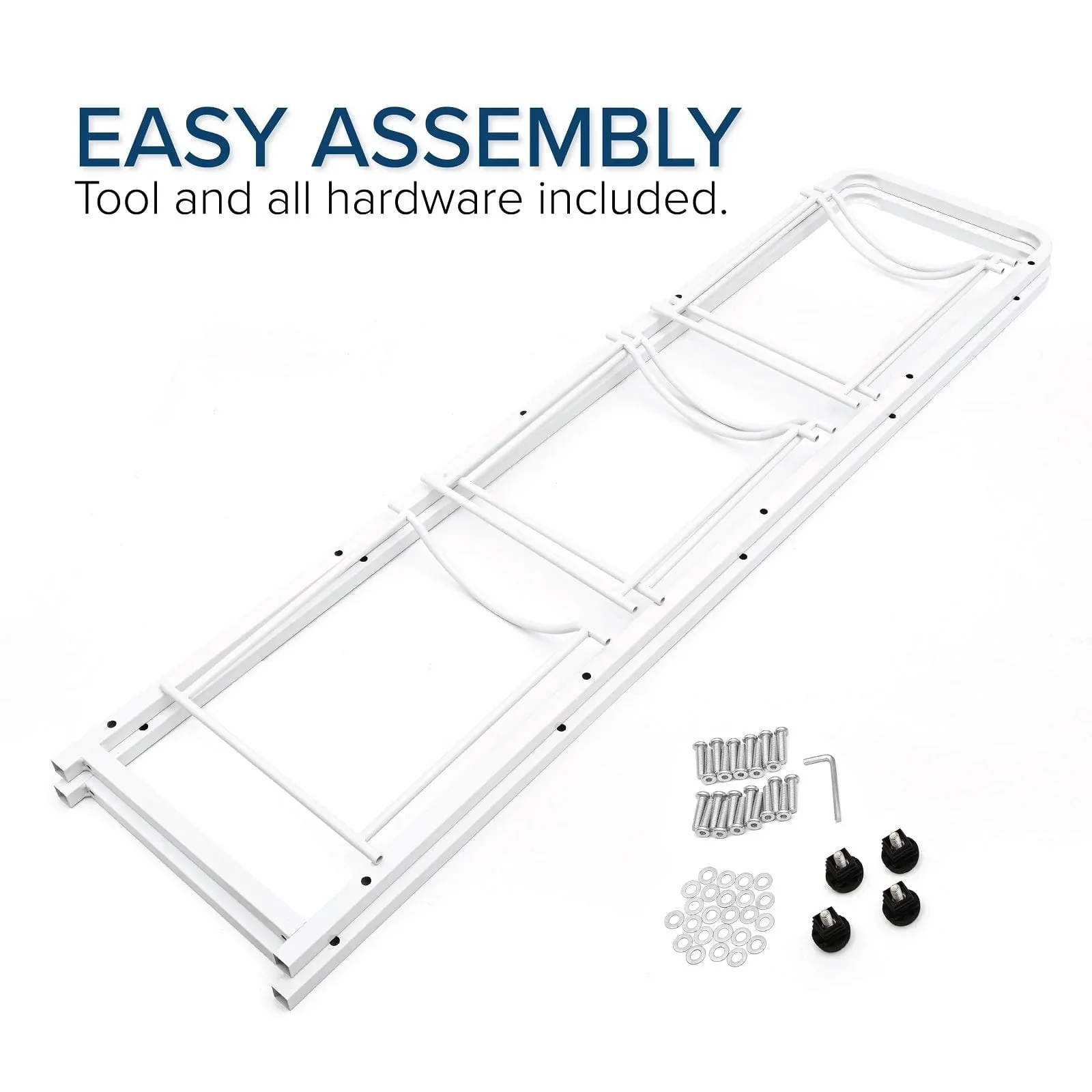 Brio Single Column 5-Bottle Storage Rack - White - Image 3