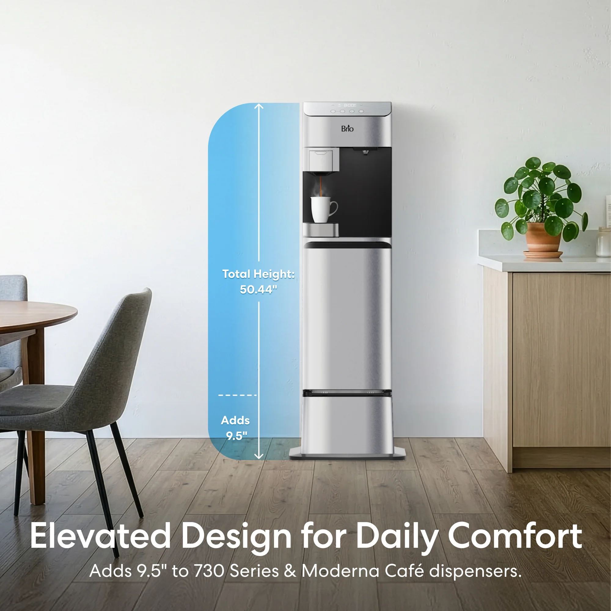 Brio Water Cooler Base - 730 Series Bottled & Bottleless Water Cooler - Image 3