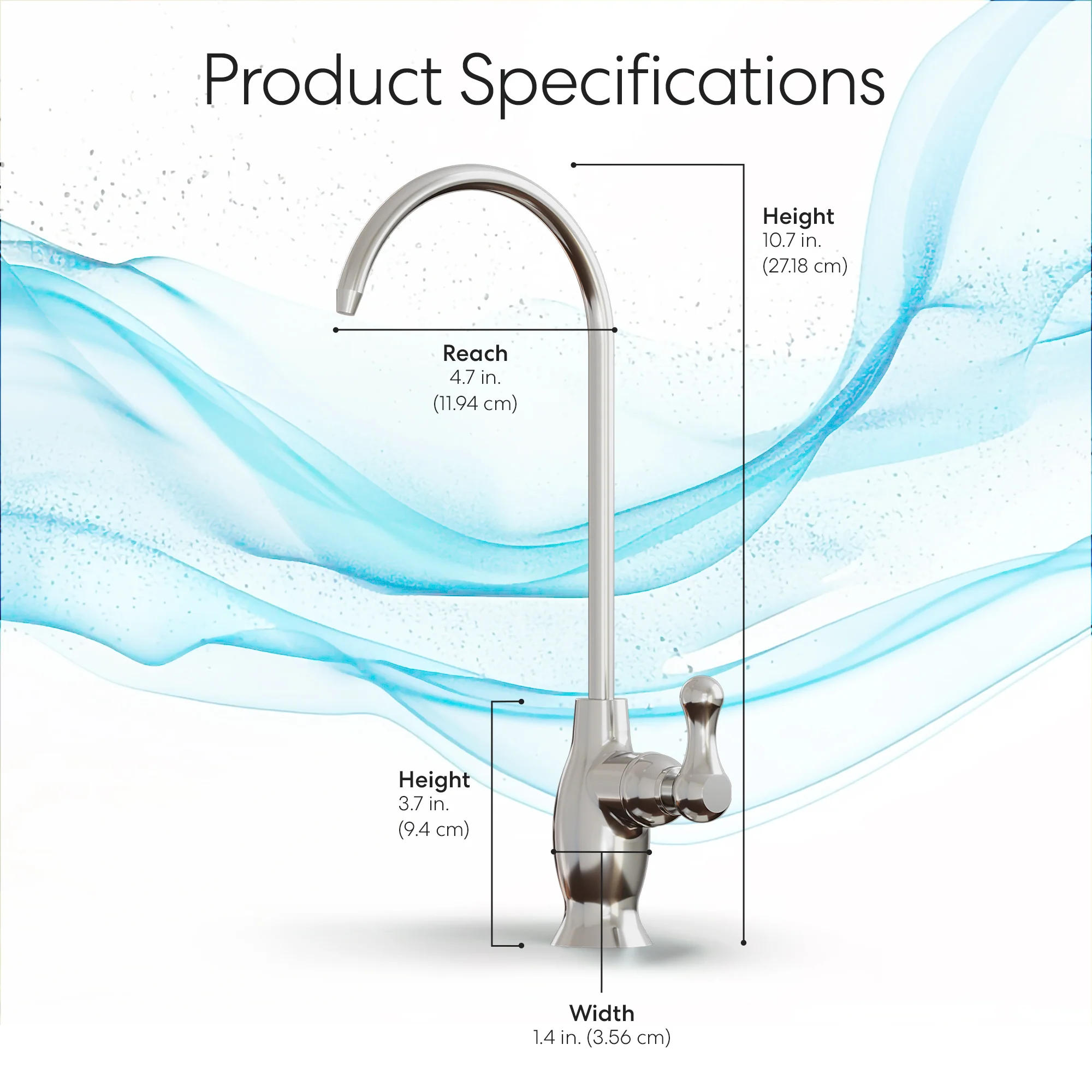 Brio Curvy Classic Series Water Faucet-Chrome - Image 9