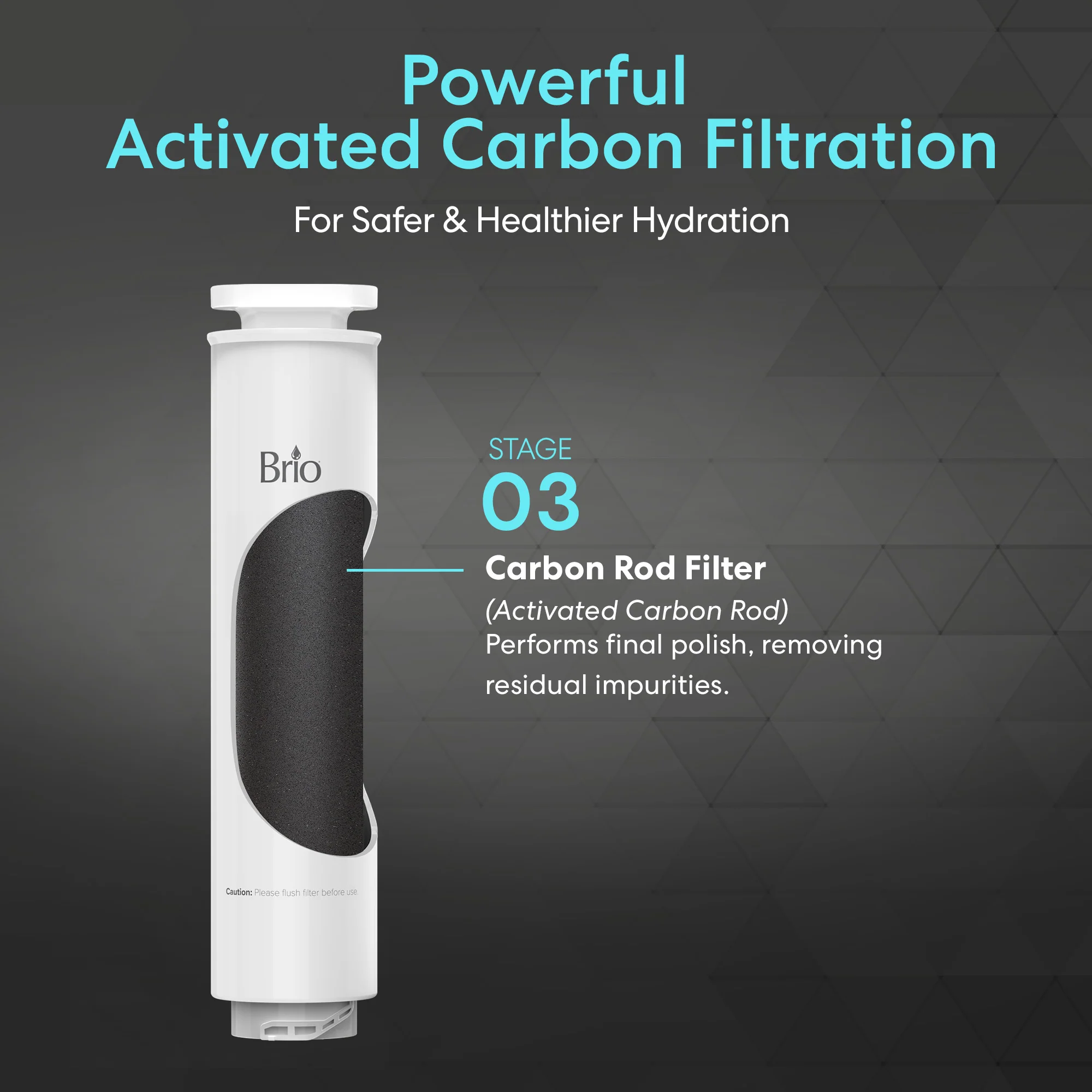 Brio Carbon Rod Filter -  Q20 Dispenser - Image 3