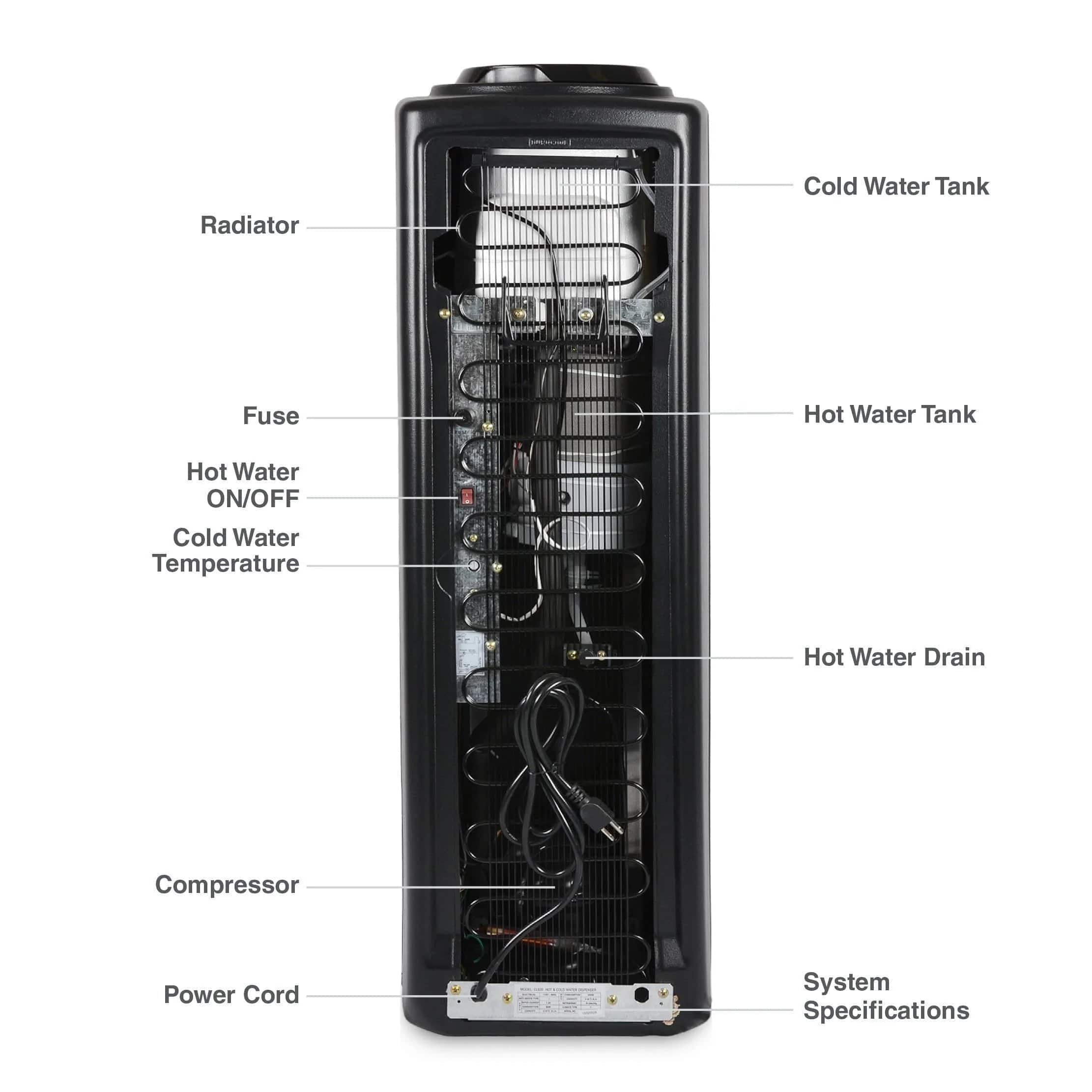 Brio 500 Series (Hot/Cold) Top Load Water Cooler - Image 5