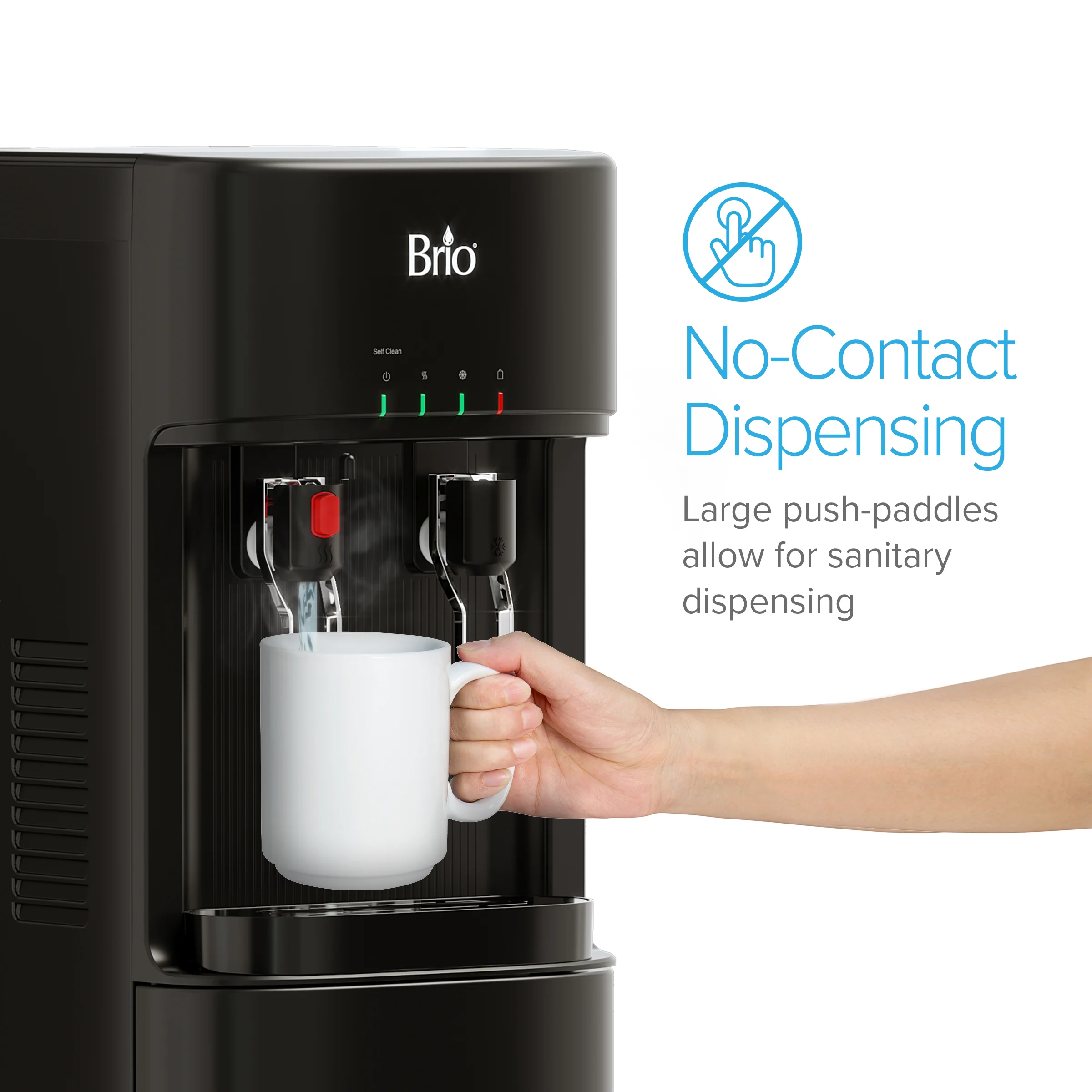Brio 300 Series Black Bottom Load Water Cooler - Image 5