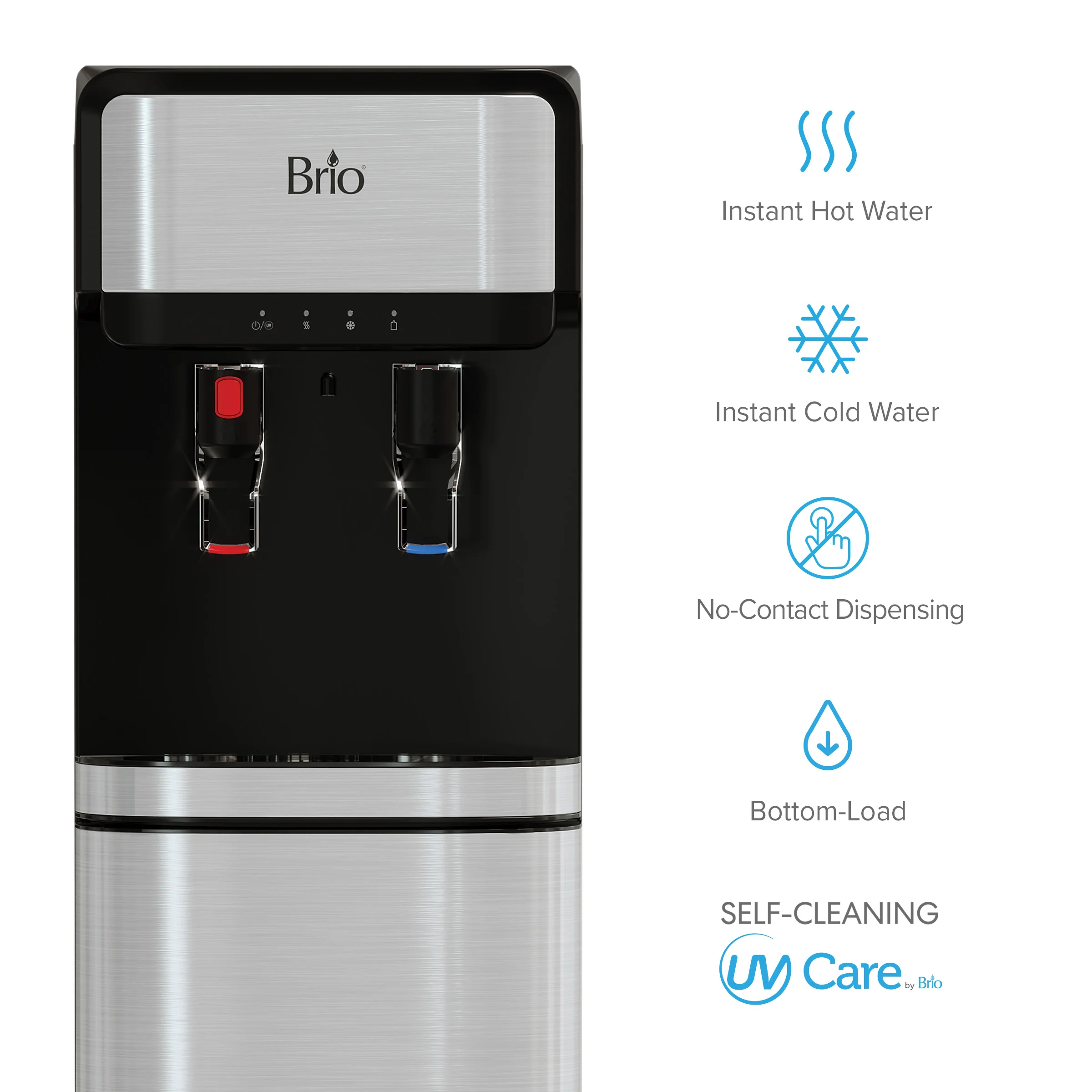 Brio 300 Series Stainless Steel Bottom Load Water Cooler - Image 2
