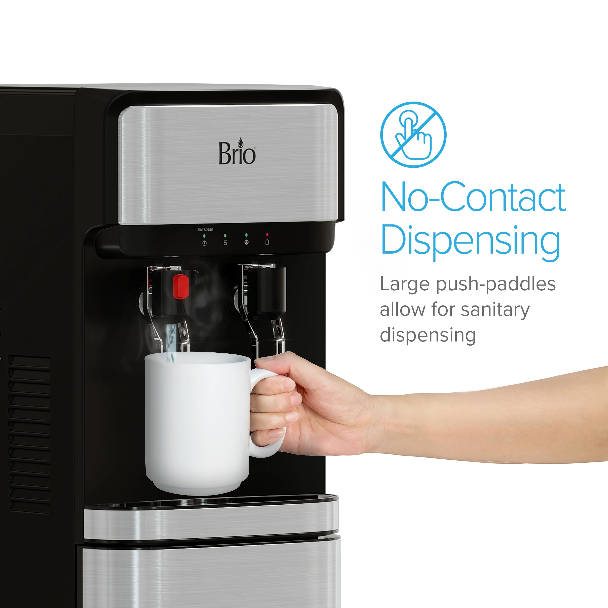 Brio 300 Series Stainless Steel Bottom Load Water Cooler - Image 5