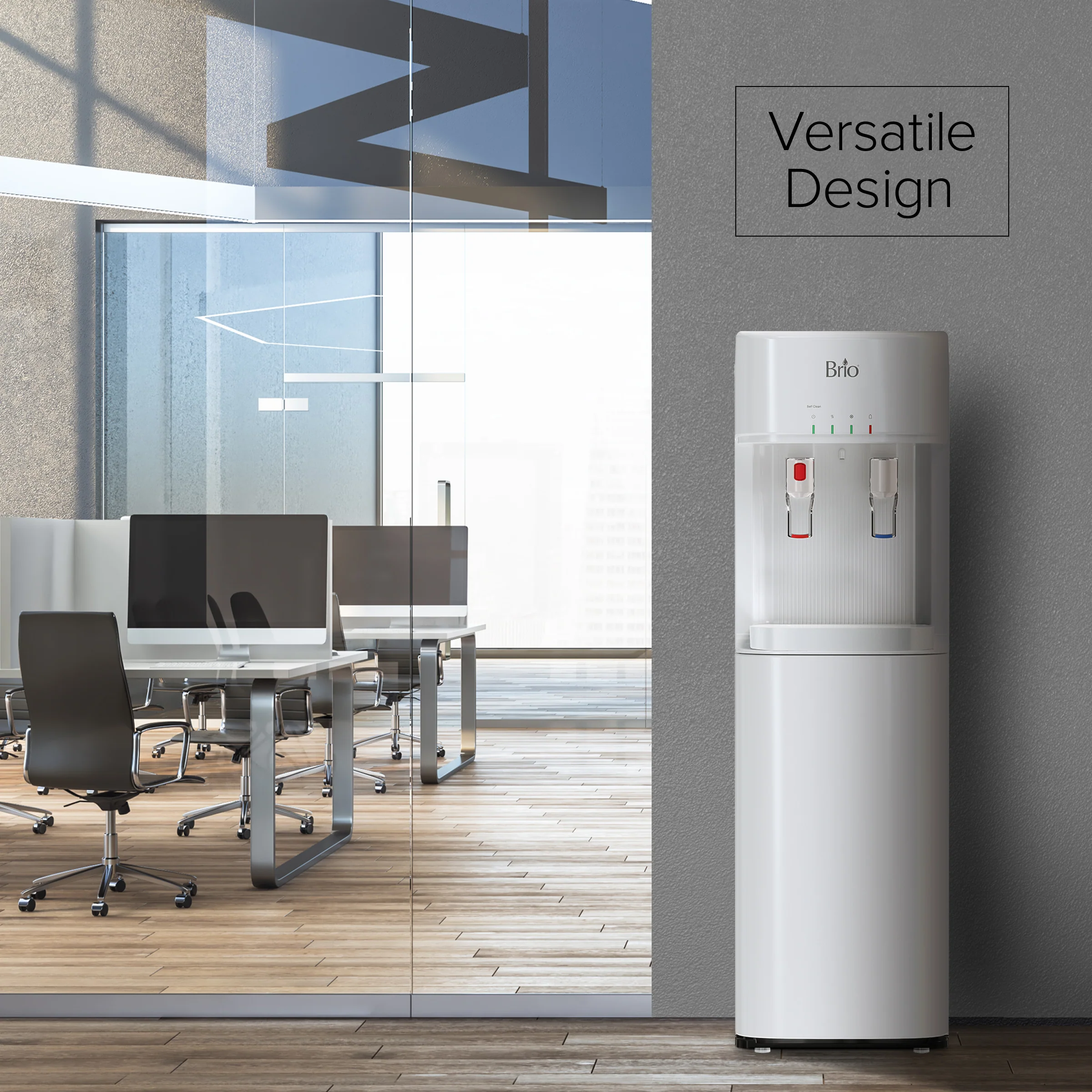 Brio 300 Series White Bottom Load Water Cooler - Image 4