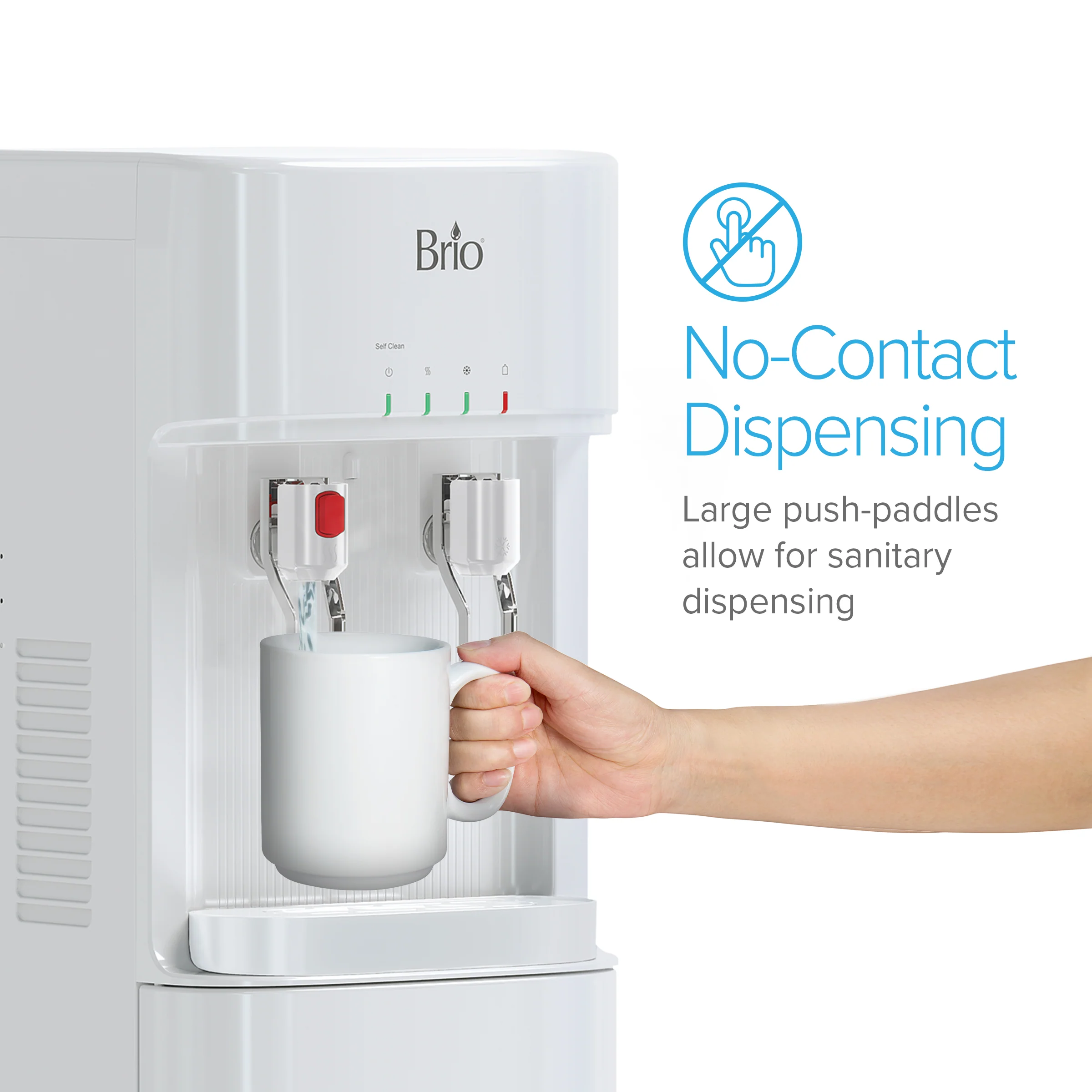 Brio 300 Series White Bottom Load Water Cooler - Image 5