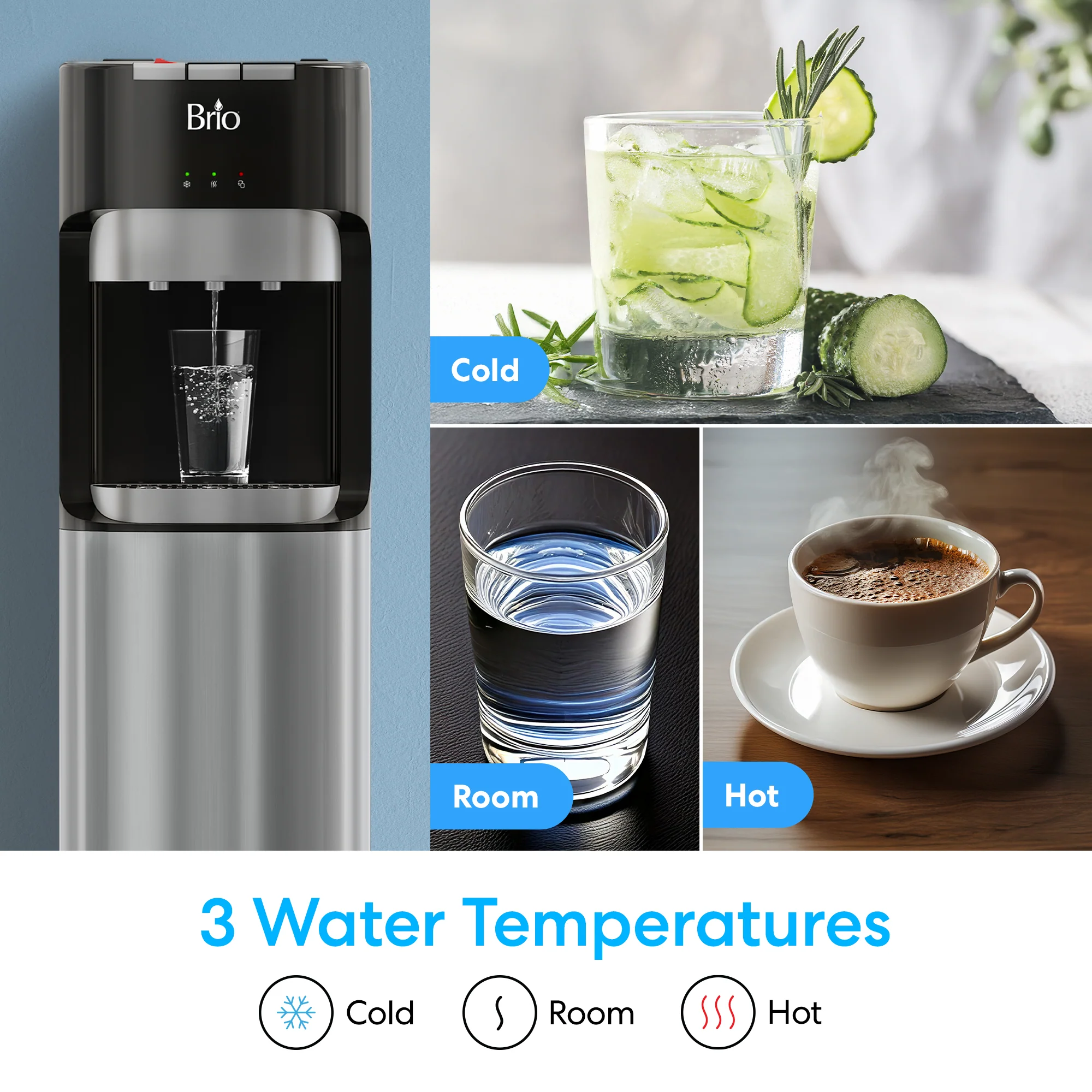 Brio 420 Series Bottom Load Water Cooler - Image 5