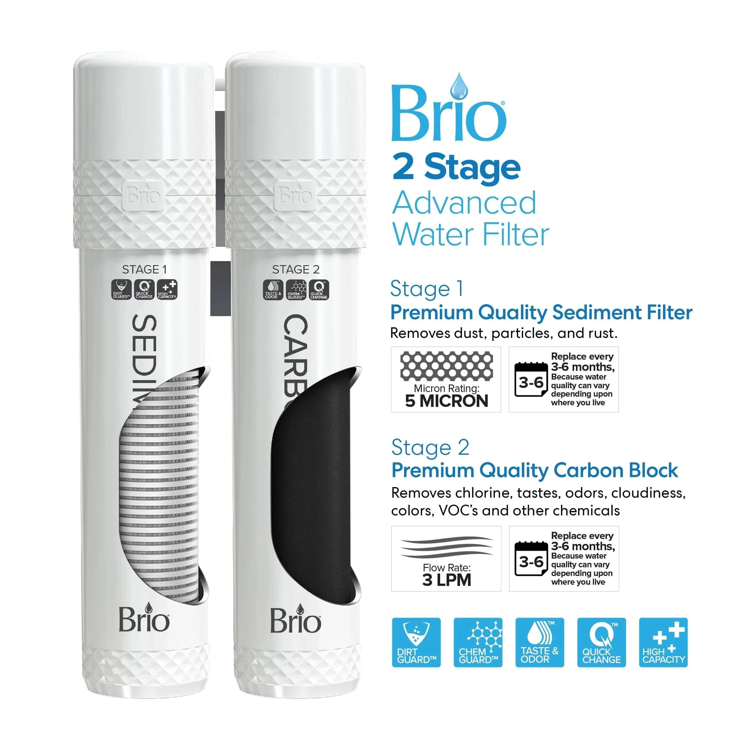 Brio 400 Series 2-Stage Bottleless Water Cooler - Image 5
