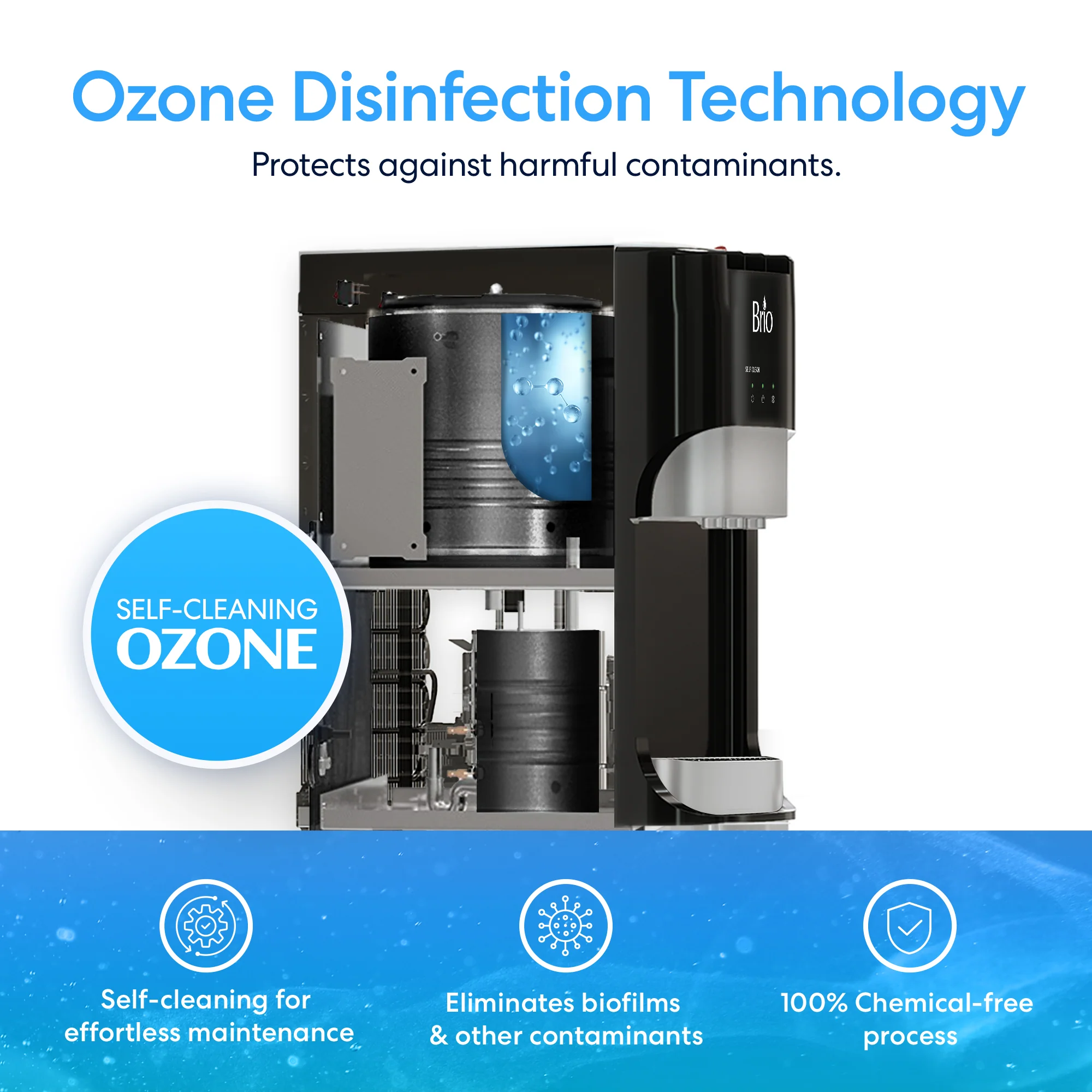 Brio 400 Series 4-Stage Reverse Osmosis Bottleless Water Cooler - Image 6