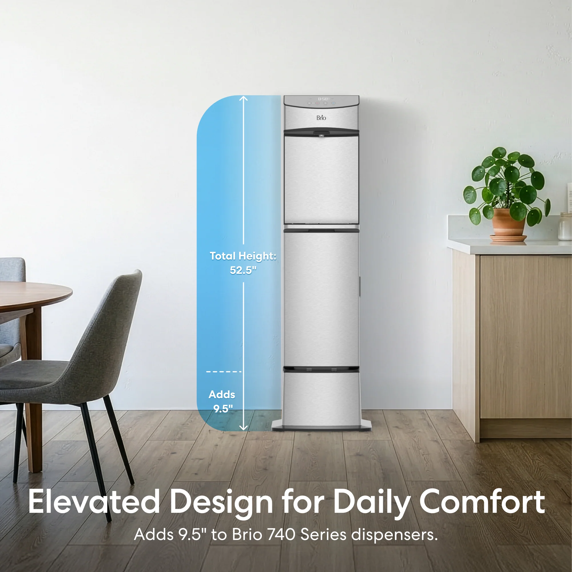 Brio 740 Series Water Dispenser Cooler Base - Image 3