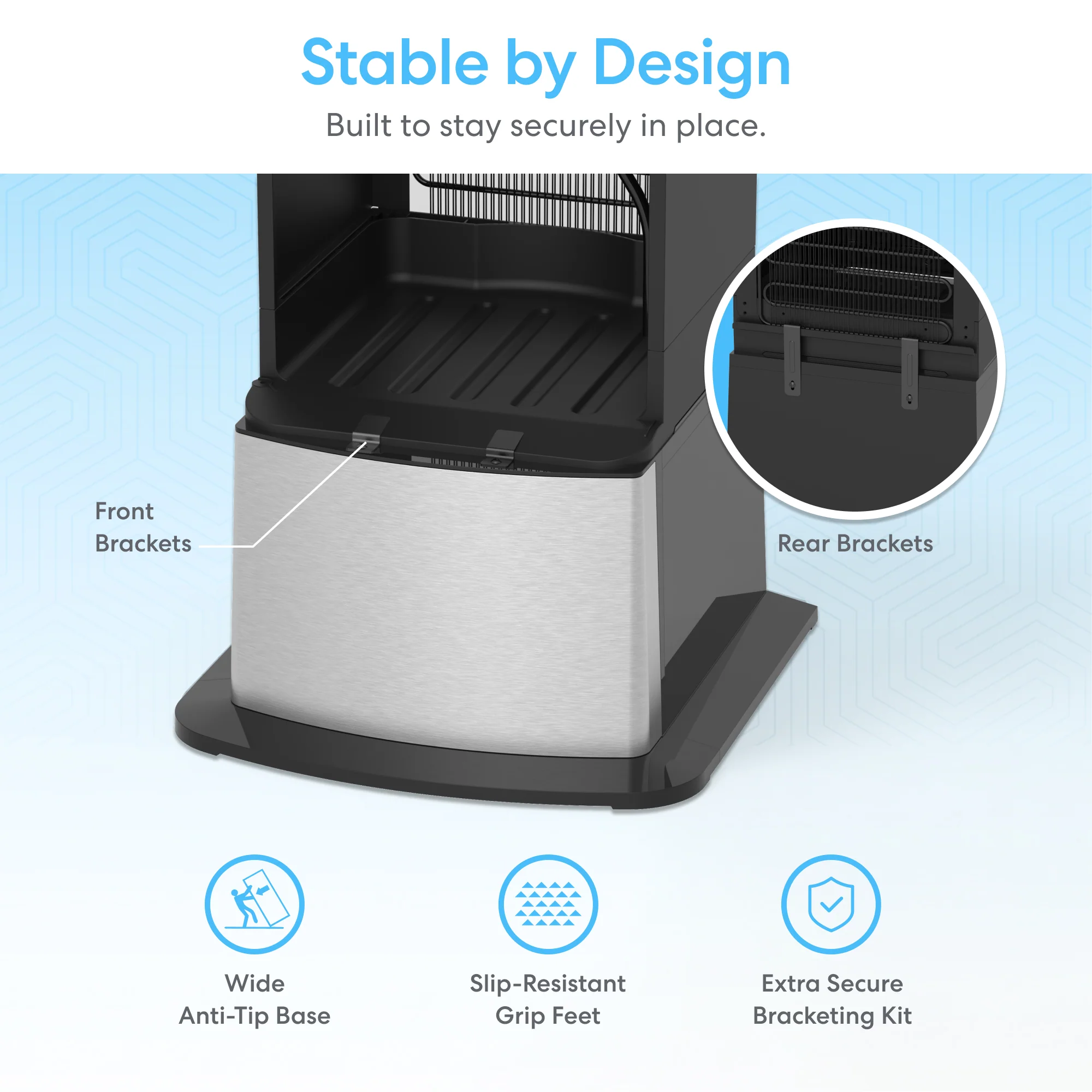 Brio 740 Series Water Dispenser Cooler Base - Image 5