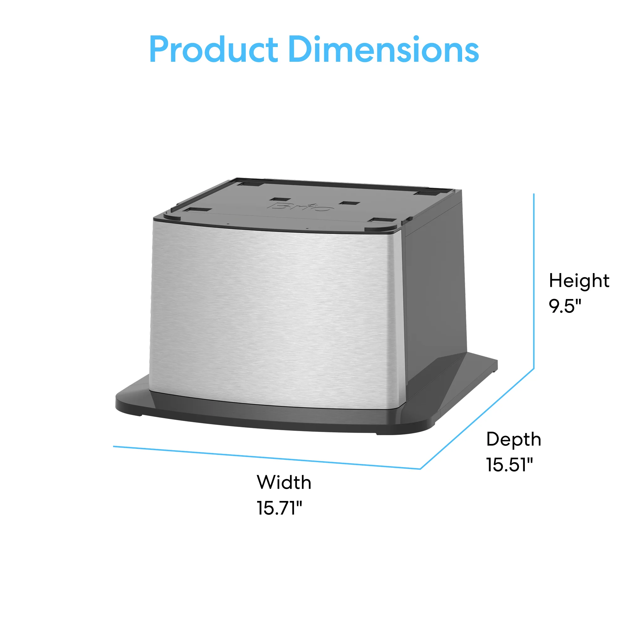 Brio 740 Series Water Dispenser Cooler Base - Image 7