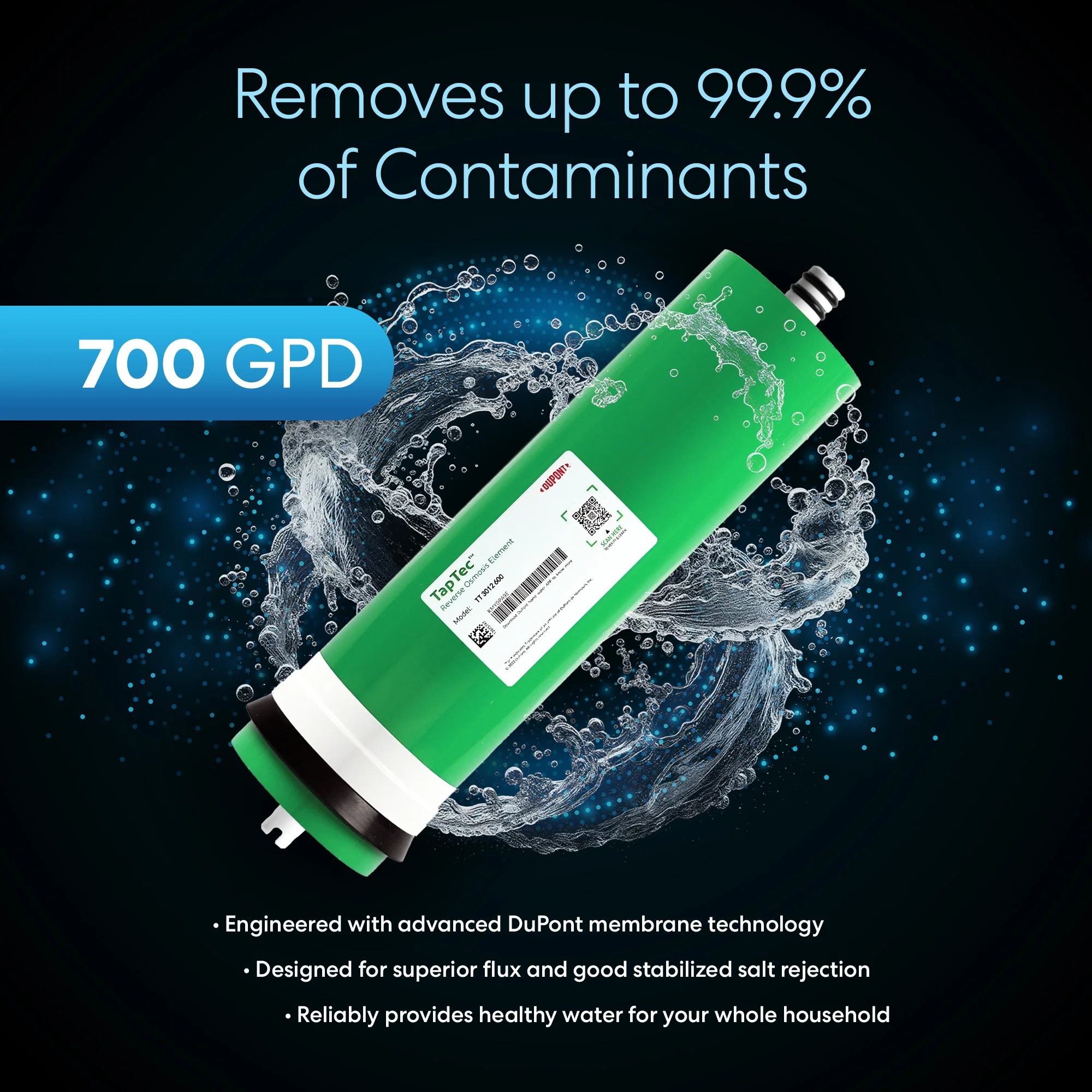 DuPont TapTec Reverse Osmosis Membrane 700 GPD - Image 2