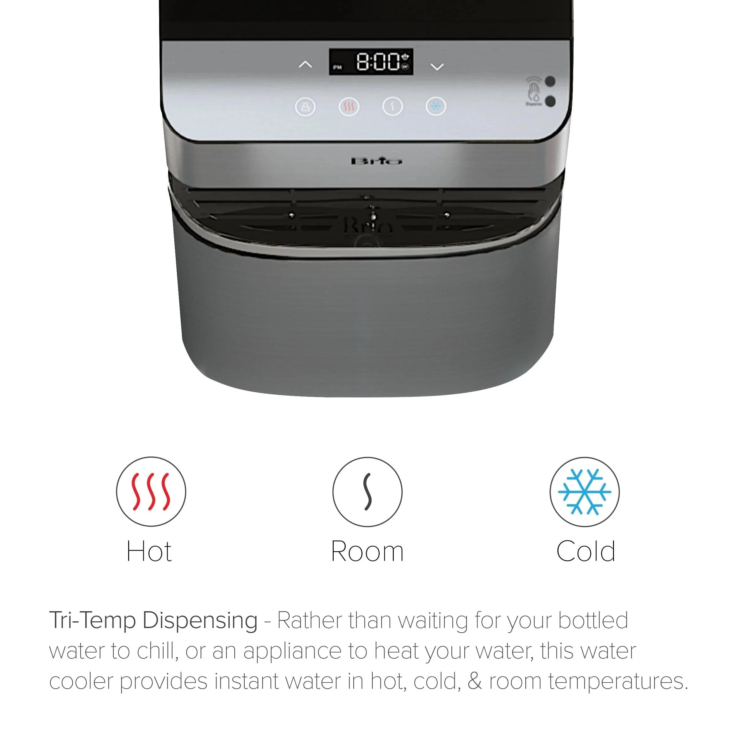 Brio Moderna Touchless 3-Stage Bottleless Water Cooler - Image 6
