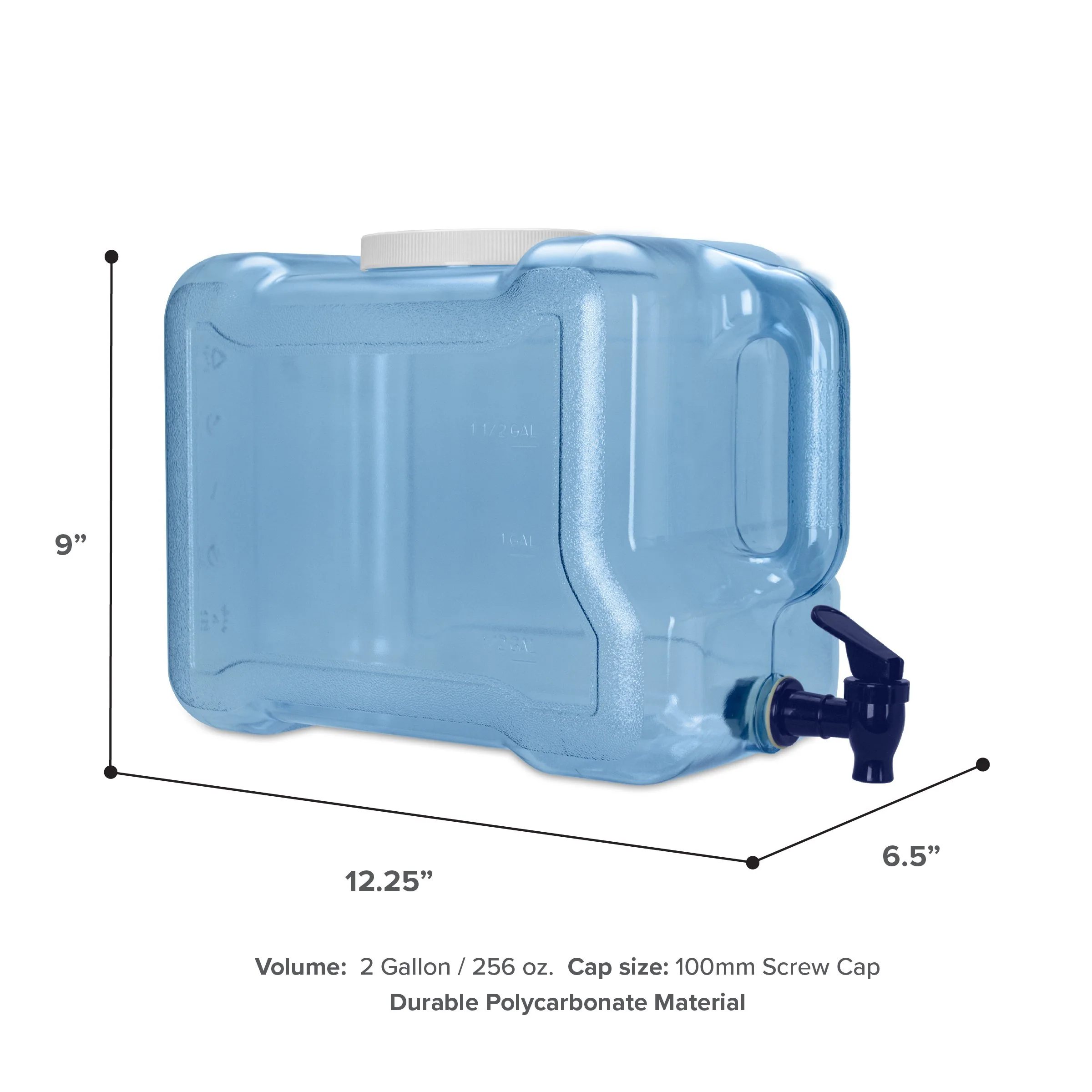 2-Gallon Polycarbonate Water Dispenser - Image 4