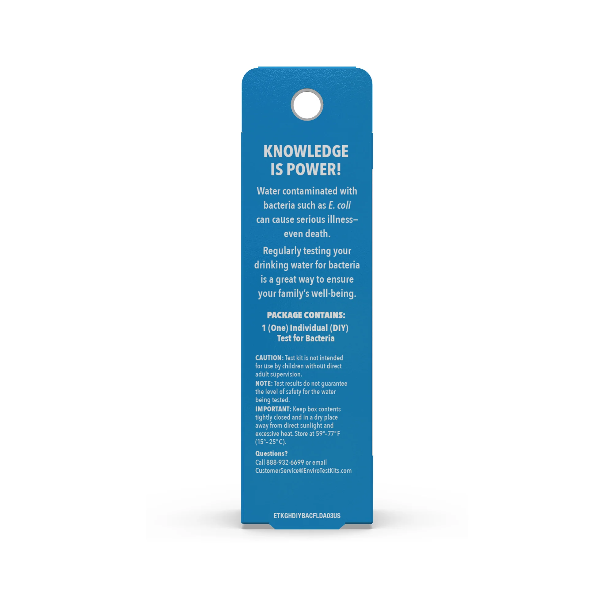 Safe Home Bacteria in Drinking Water Test Kit - Image 3