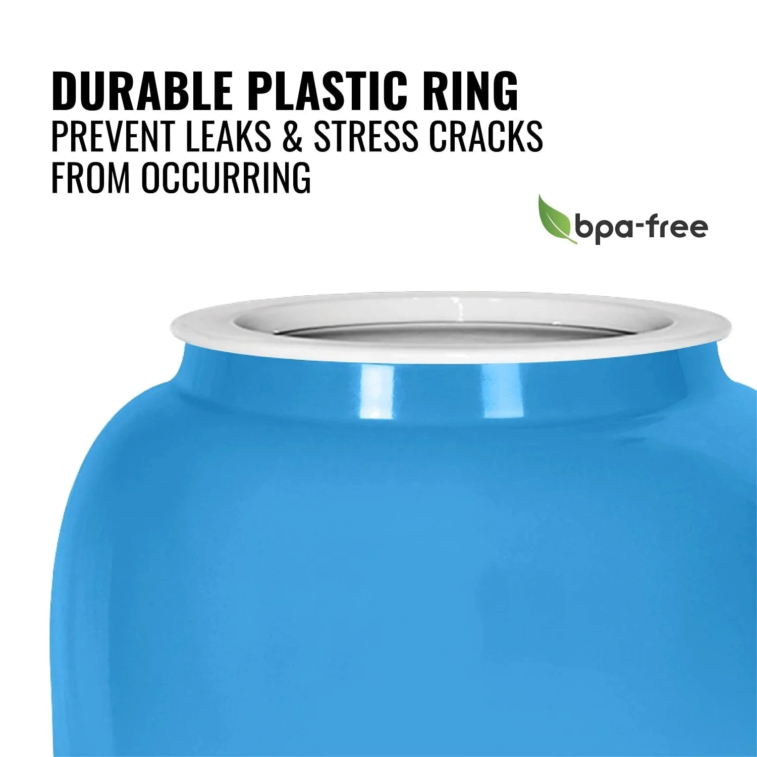 GEO Porcelain Ceramic Crock Water Dispenser - Baby Blue - Image 4
