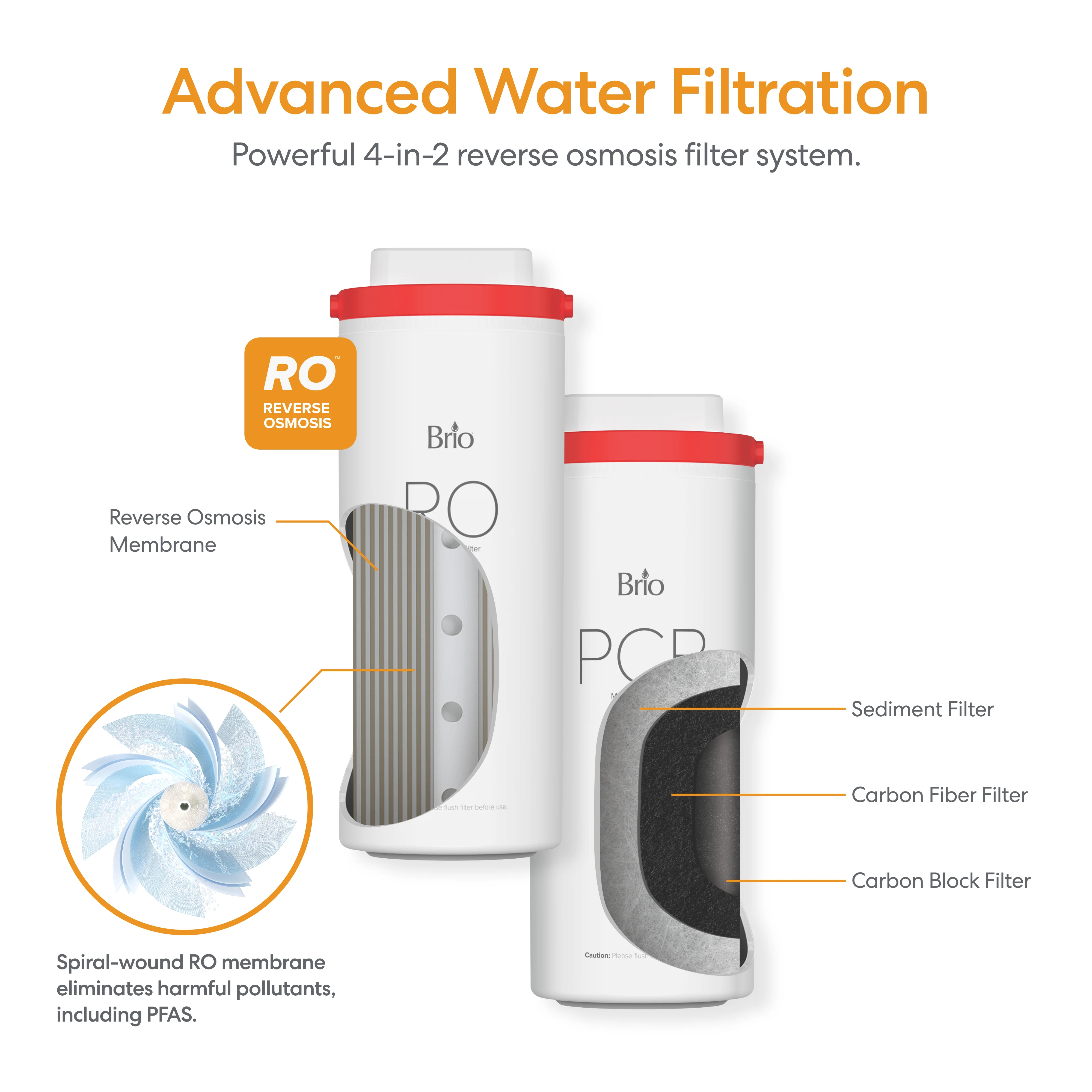 Brio PRISM Tankless RO Undersink Filtration System 600GPD - Image 3