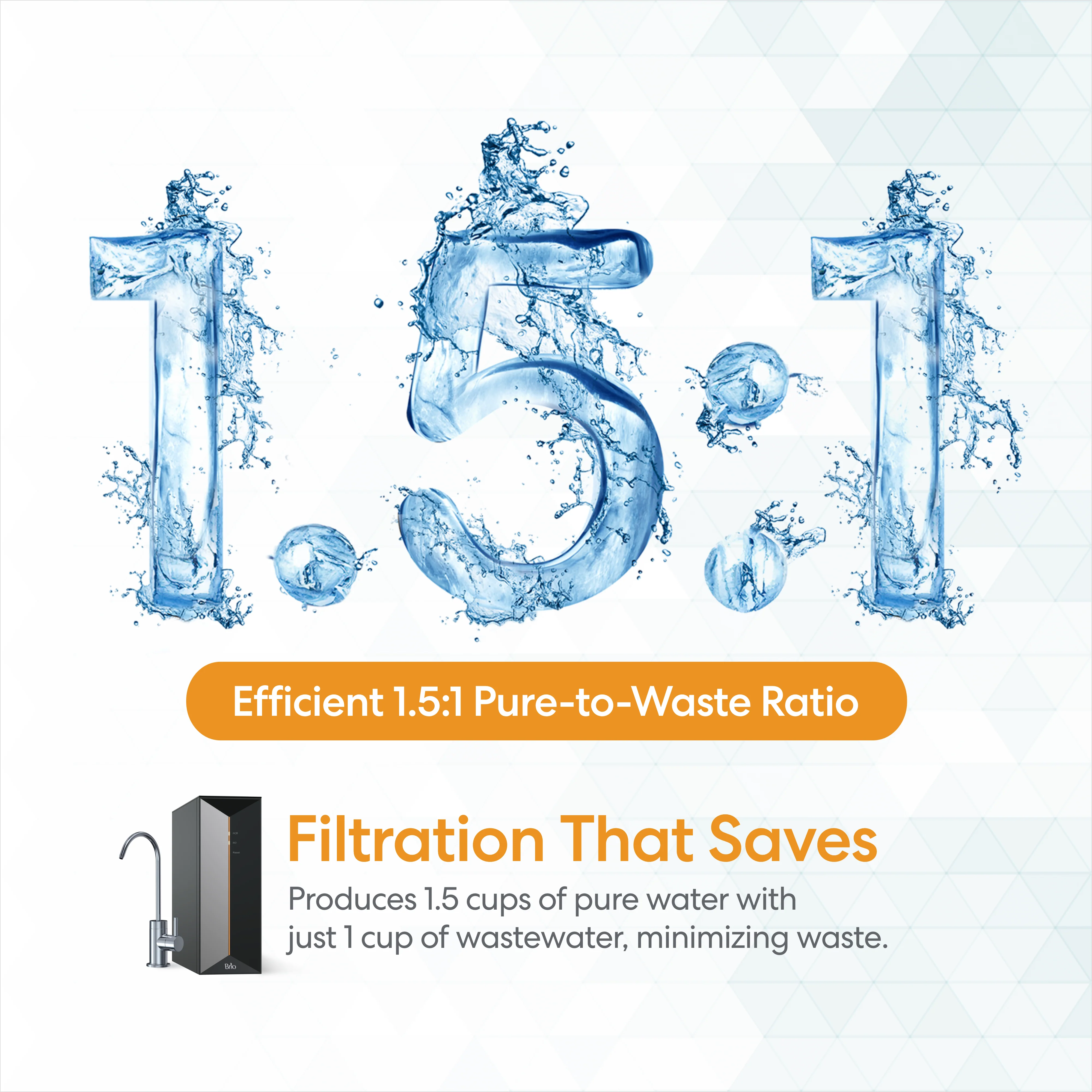 Brio PRISM Tankless RO Undersink Filtration System 600GPD - Image 7