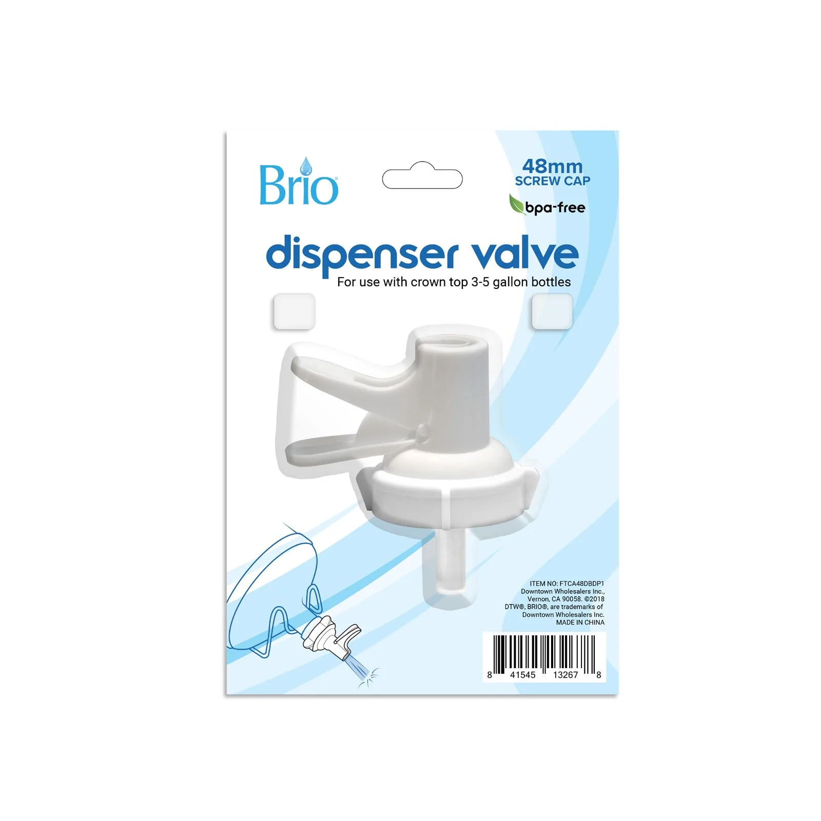 48MM White Screw Top Valve Display Package - Image 5