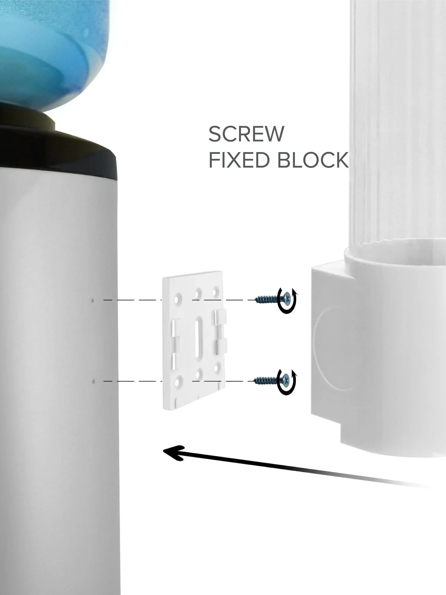 White Cup Dispenser Fits 5 to 7oz Flat Bottom or 3 to 4oz Cone Cups - Image 4